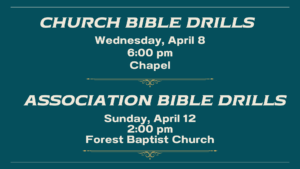 Bible Drills